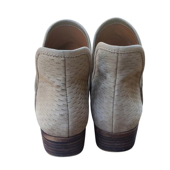 Lucky Brand Womens Bashina Suede Ankle Booties 7.5M Rustic Cabin-core - Picture 3 of 5